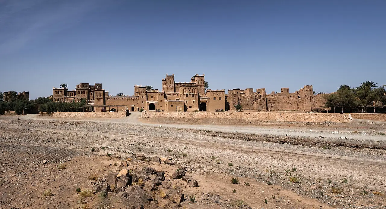 La kasba de Amridil en el oasis de Skoura